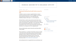 Desktop Screenshot of blog.khorun.com
